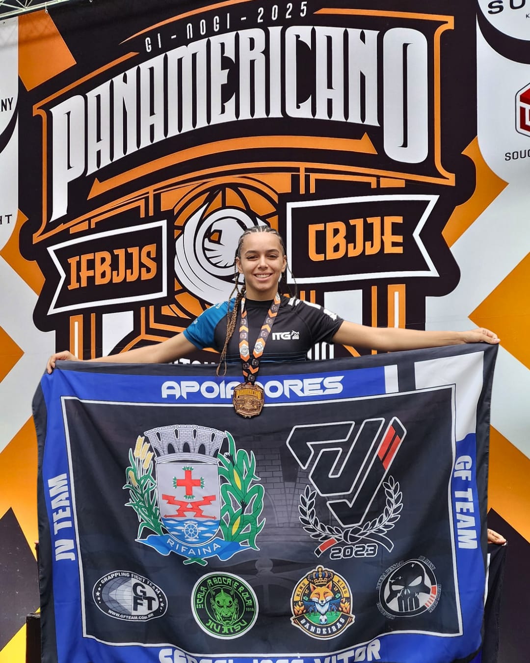 Bárbara Reis conquista medalha no Pan-Americano de Jiu-Jitsu