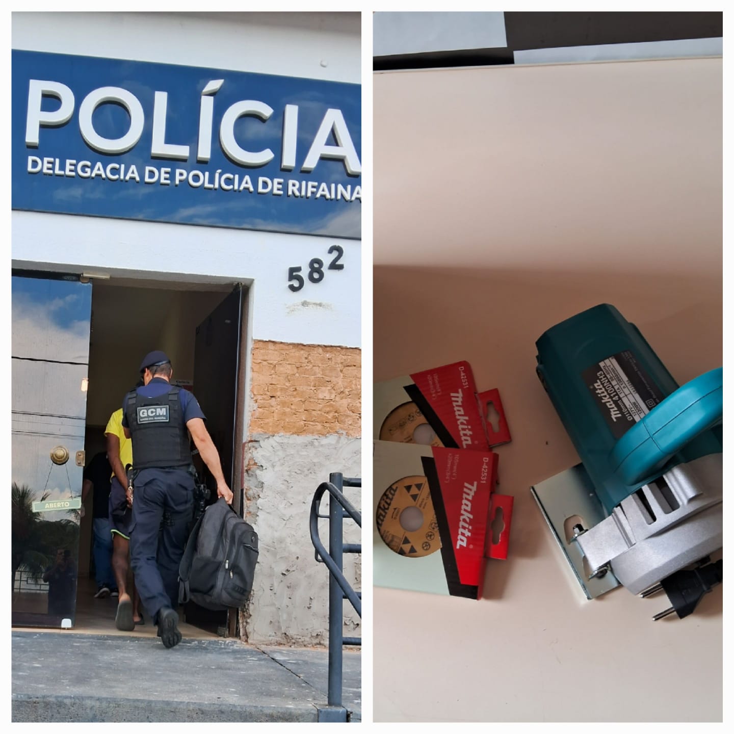 GCM de Rifaina prende ladrão e recupera objetos furtados