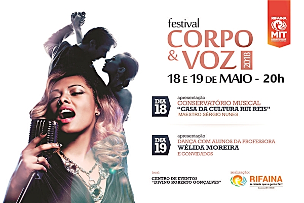 FESTIVAL CORPO E VOZ COMEÇA NESTA SEXTA-FEIRA NO CENTRO DE EVENTOS