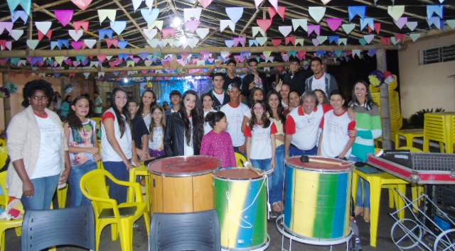 ESCOLA DO CONSERVATÓRIO MUSICAL DA CASA DA CULTURA NA FESTA DO PADROEIRO