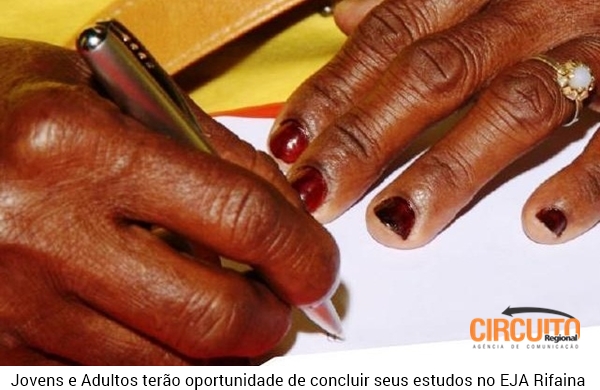 CIDADE DE RIFAINA MONTA PLANO PARA EDUCAÇÃO DE JOVENS E ADULTOS 
