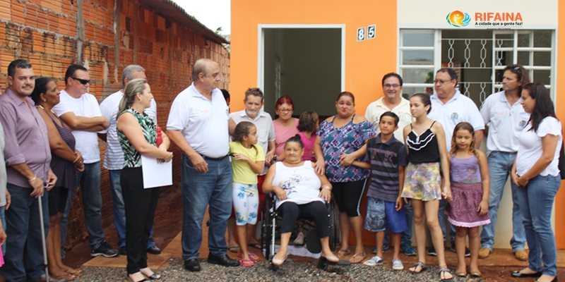 PROJETO MORADIA DIGNA DE RIFAINA BENEFICIA MAIS 4 FAMÍLIAS