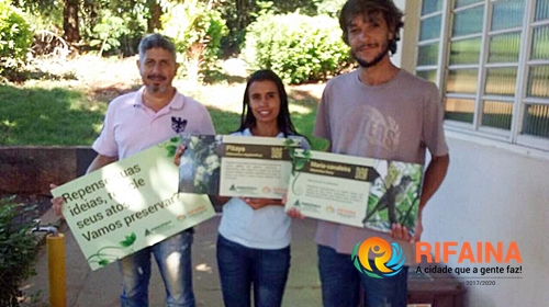 PARQUE ECOLÓGICO RECEBE DOAÇÃO DE PLACAS DA USINA HIDRELÉTRICA IGARAPAVA 