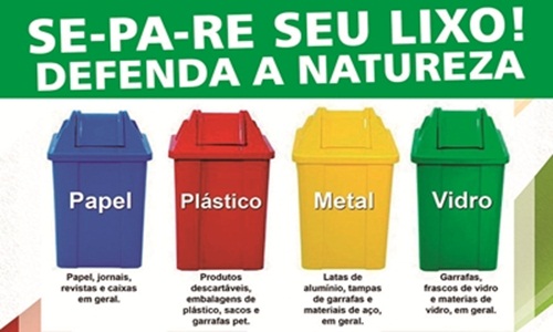 COLETA SELETIVA MUDA DE QUARTA PARA TODA SEGUNDA-FEIRA A PARTIR DESTA SEMANA
