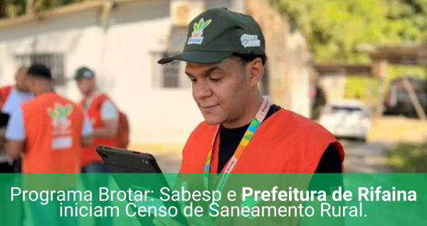 Sabesp e Prefeitura iniciam Censo de Saneamento Rural em Rifaina