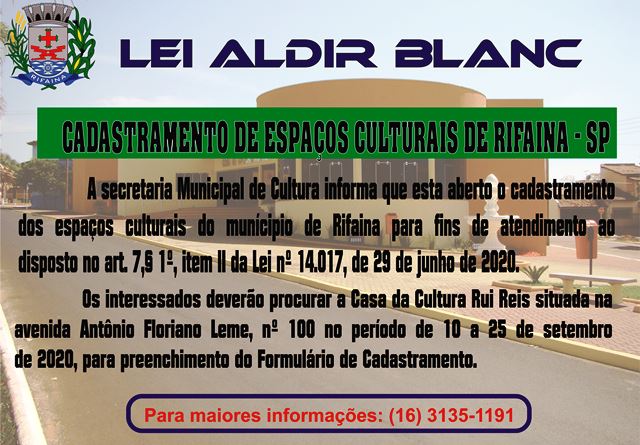 LEI ALDIR BLANC