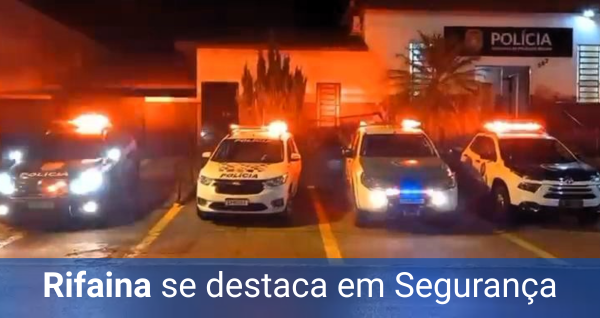 Municípios do 15º Batalhão da PM registram queda histórica na criminalidade e Rifaina se destaca sem ocorrências