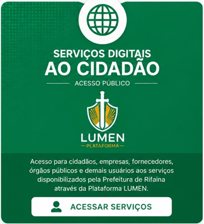 Para cidadãos, empresas, fornecedores, órgãos públicos e demais usuários que precisam acessar os serviços disponibilizados pelo Município através da Plataforma LUMEN.