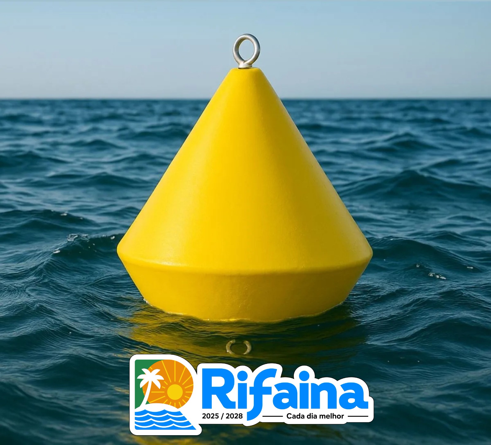Prefeitura de Rifaina reforça a segurança na orla da praia com novas boias e cabos de aço